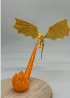 Dragon Flame Lamp gift packaging and contents