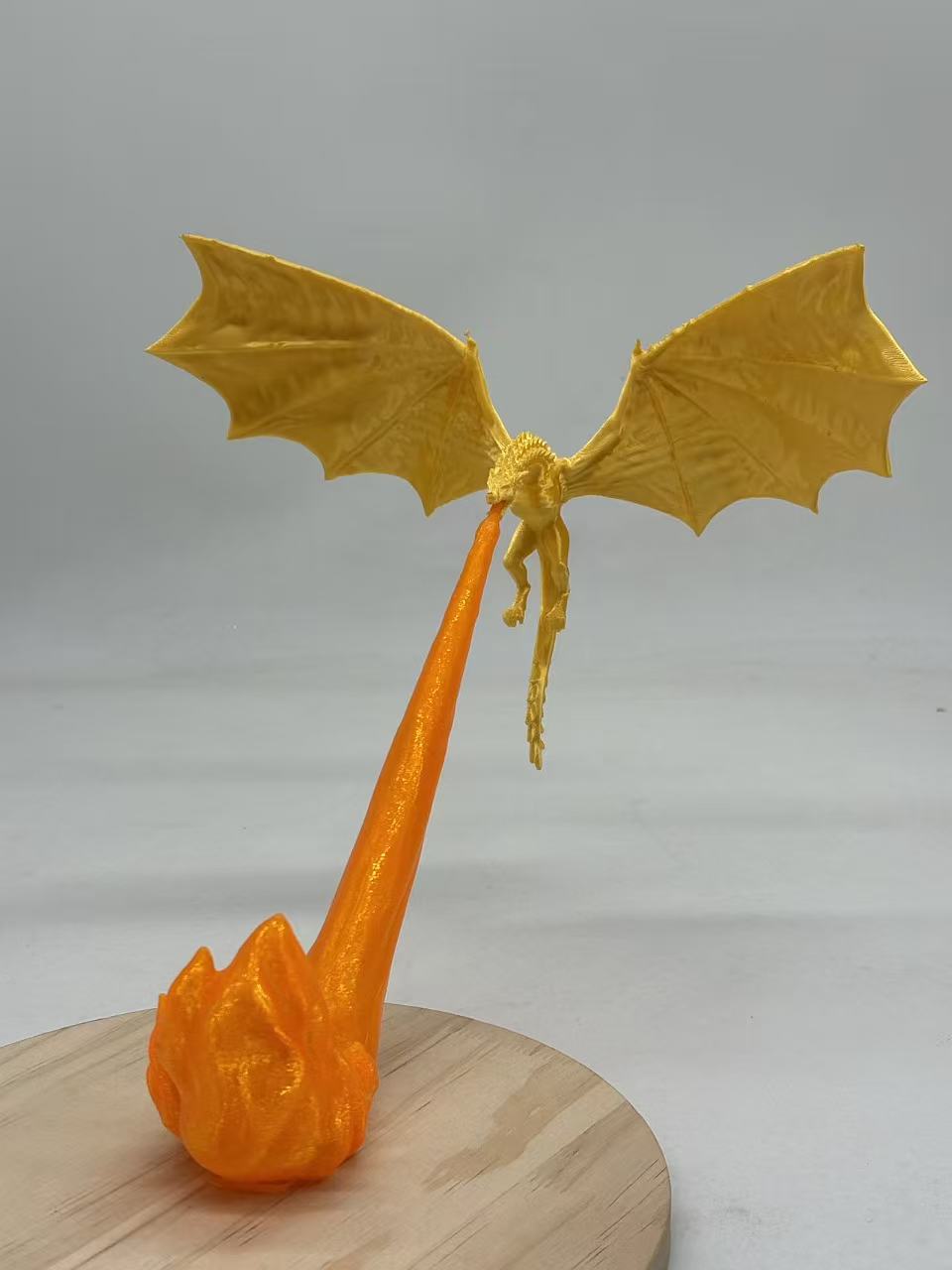 Dragon Flame Lamp, gothic and fantasy desk decor