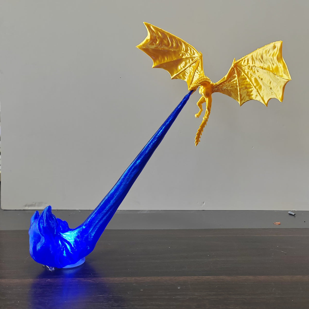 Dragon Flame Lamp USB-C rechargeable base
